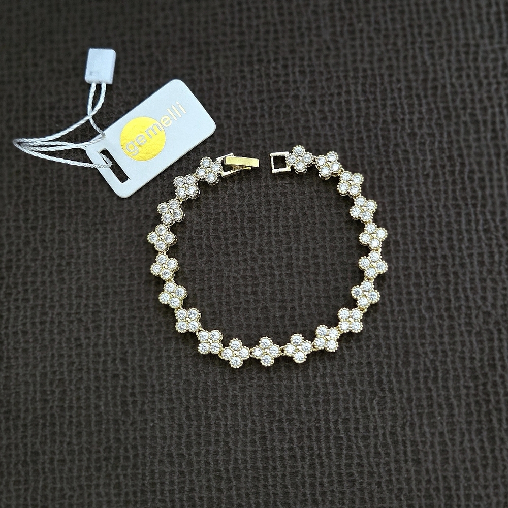 Gemelli👭 "Annie" Gold💛 Clovers🍀 Bracelet - NWT - Picture 9 of 16